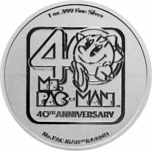 1 Unze Silber 40 Jahre Ms. Pacman 2021 (Auflage: 20.000)