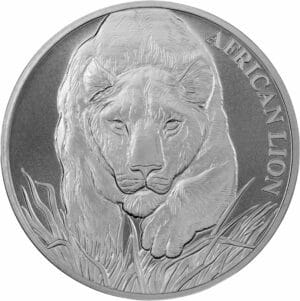 1 Unze Silber Afrikanischer Löwe 2017 (Auflage: 50.000)