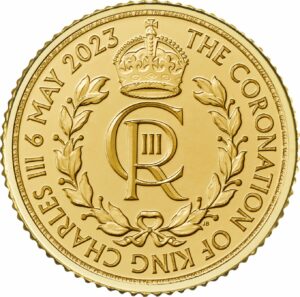 1/10 Unze Gold Charles III. königliches Monogramm Krönung 2023 (Auflage: 53.000)