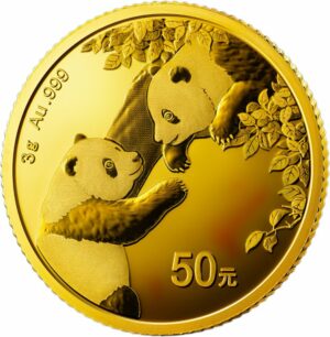 3g Gold China Panda 2023