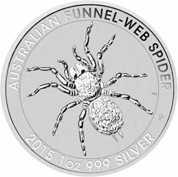 1 Unze Silber Trichternetzspinne 2015