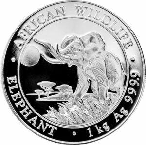 1 kg Silber Somalia Elefant 2016