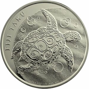 5 Unzen Silber Fiji Taku Schildkröte Neuseeland 2011