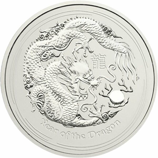 1/2 Unze Silber Lunar II Drache 2012