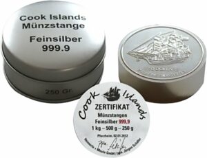 250 g Cook Islands Münzstange (in Dose)