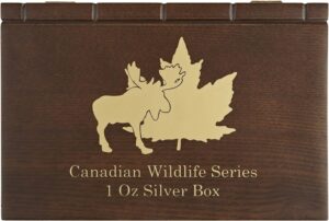 Canadian Wildlife Münzbox für 6 x 1 Unze Silbermünzen