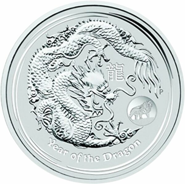 1 Unze Silber Lunar II Drache 2012 Privymark Löwe