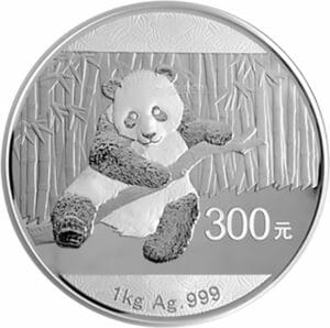 1 kg Silber China Panda 2014 (Polierte Platte)