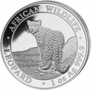1 Unze Silber African Wildlife Leopard 2018 (Auflage: 30.000)