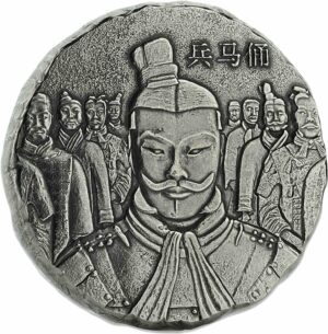 5 Unzen Silber Fiji Terracotta Army 2018 (Auflage: 10.000 | Stoffbeutel | Antik-Finish)