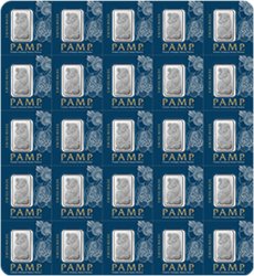 25 x 1g Platinbarren PAMP Fortuna Multigram