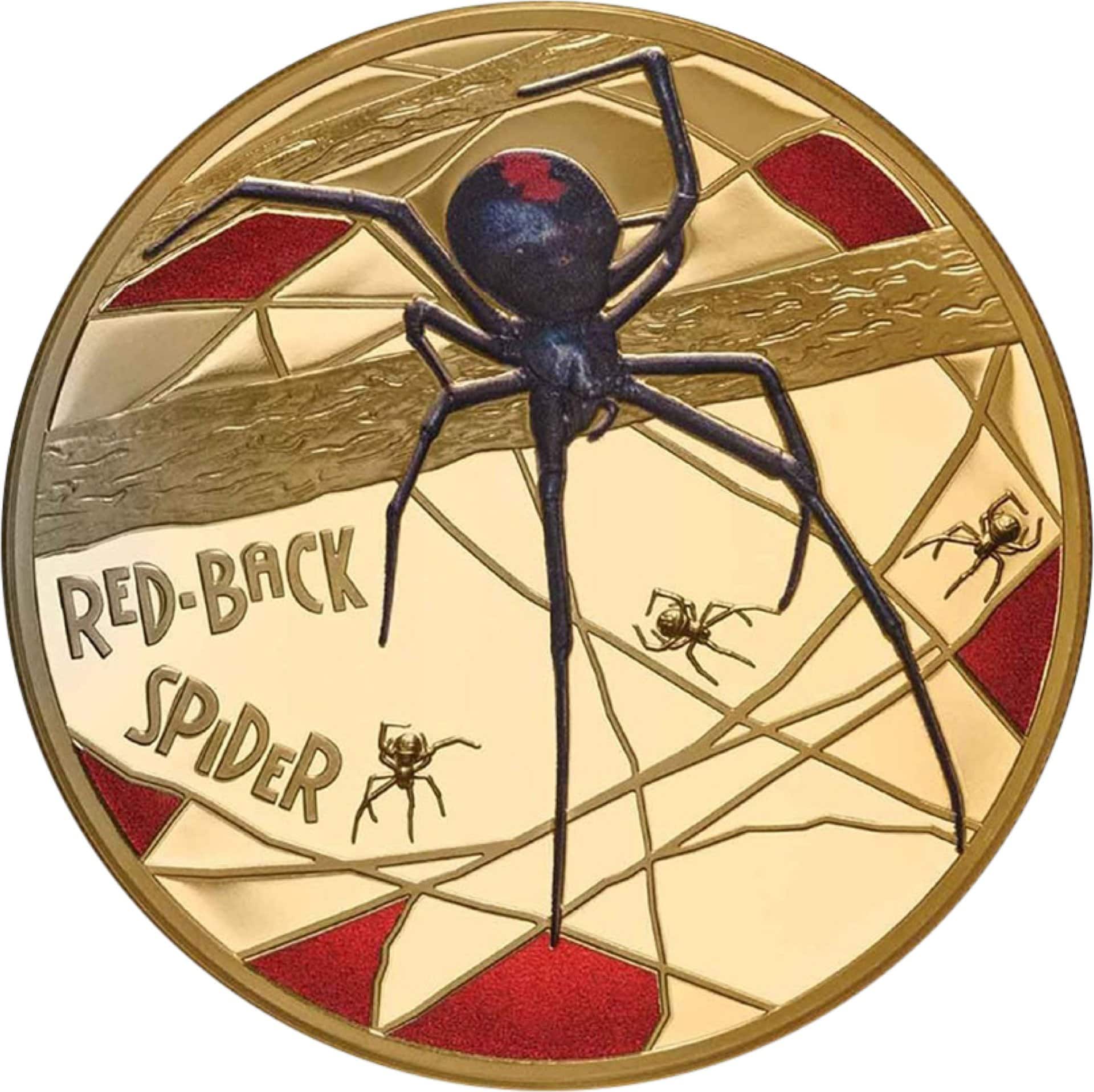 5 Unze Gold Red Back Spider 2020 PP (Auflage: 50 | Polierte Platte)
