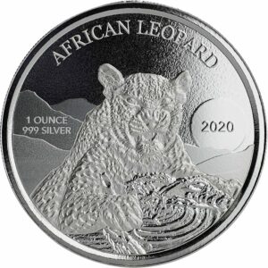 1 Unze Silber African Ghana Leopard 2020 (Auflage: 10.000)
