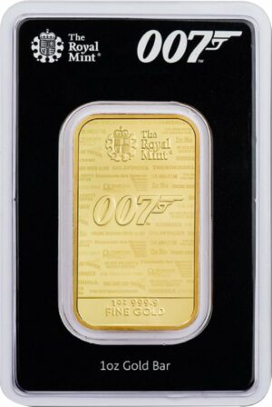 1 Unze Goldbarren James Bond No Time To Die 2020 (Auflage: 5.000)