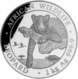 1 kg Silber Wildlife Leopard 2020 (Auflage: 500)