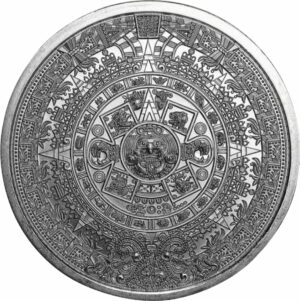 2 Unze Silber Aztekenkalender