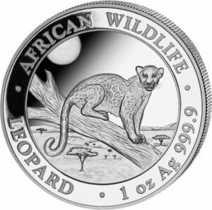 1 Unze Silber African Wildlife Leopard 2021 (Auflage: 30.000)