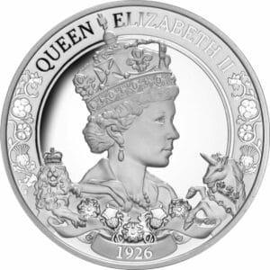 1 Unze Silber 95. Geburtstag Queen Elisabeth II. 2021 PP (Auflage: 1.000 | Polierte Platte)