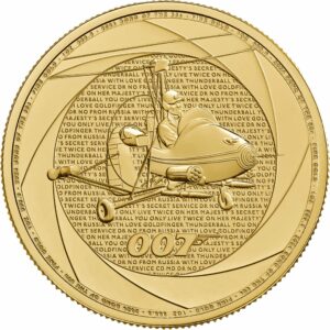 1 Unze Gold James Bond 2024 Six Decades of 007 - Bond of the 60s (Auflage: 5.000)