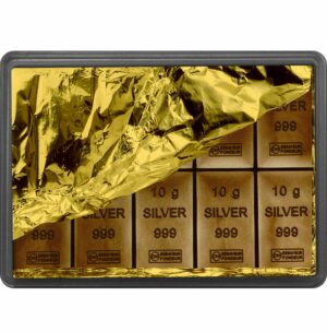 10 x 10g Silber Tafelbarren Combibarren Chocolate Edition (Auflage: 100)