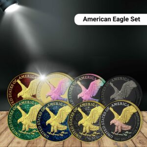 8 x 1 Unze Silber American Eagle 2023 Sonderausgaben-Set
