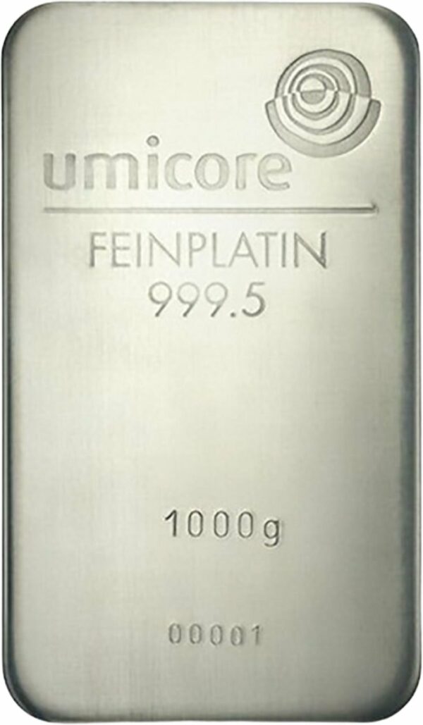 1kg Platinbarren Umicore