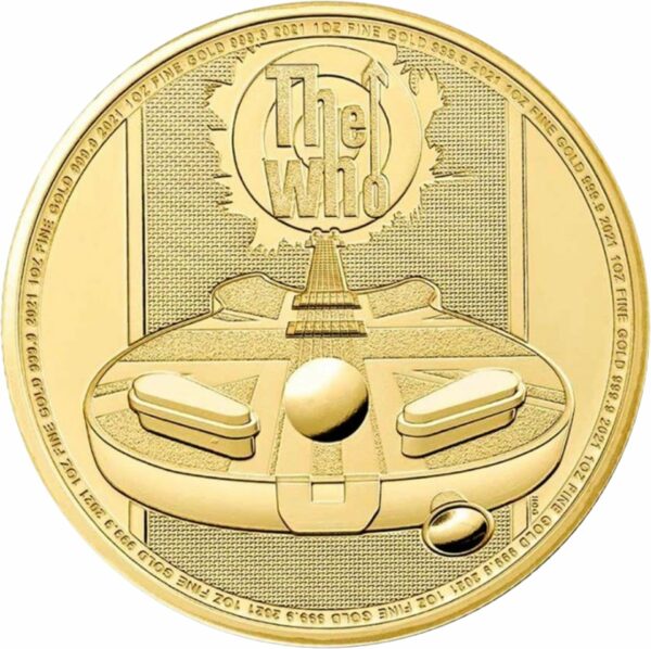5 Unze Gold The Who Music Legends 2021 PP (Auflage: 64 | Polierte Platte)