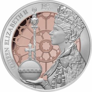 1 Unze Silber 70 Jahre Krönung Queen Elizabeth II. (Auflage 1.953 | Polierte Platte)