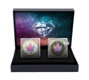 Silber Magical Diamond Day and Night Set 2023 (Auflage: 50 | teilvergoldet | 2 x 1 Unze)