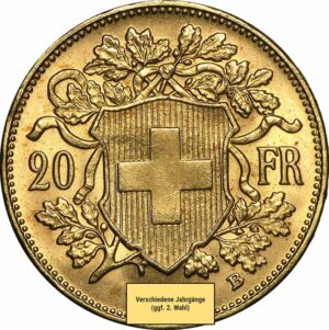 Vreneli Gold 20 Franken