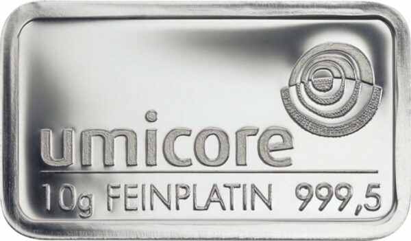 10g Platinbarren Umicore